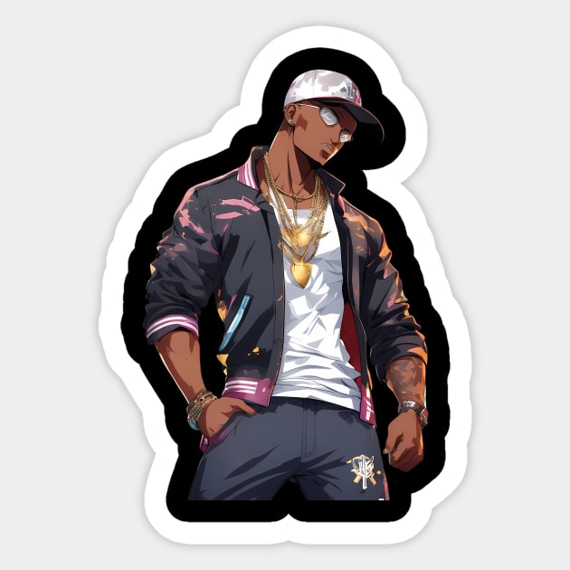 Latino Gang Sticker by animegirlnft